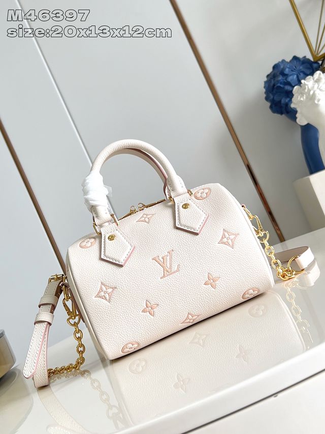 Louis vuitton original calfskin speedy 20 M14291 white