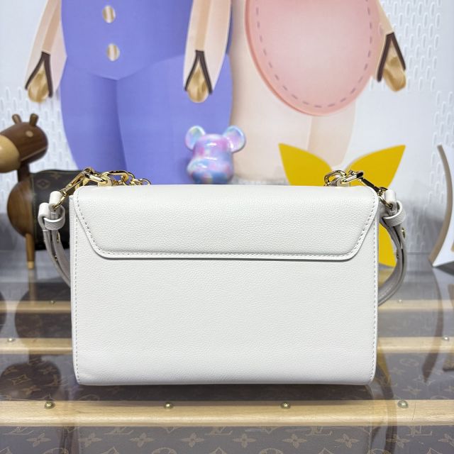 Louis vuitton original calfskin twist MM slim M14341 white