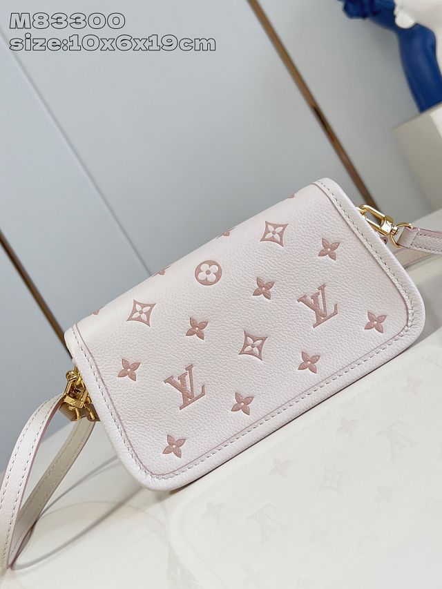 Louis vuitton original calfskin nano diane M13642 white