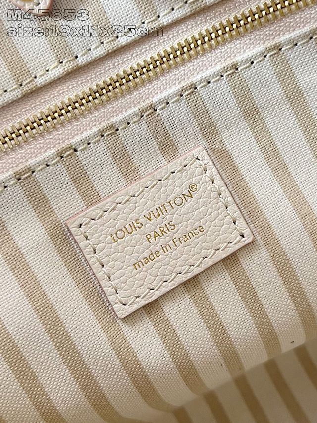 Louis vuitton original calfskin onthego pm M14403 white