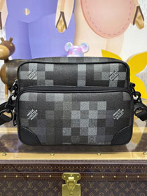 Louis vuitton original damier canvas nil city bag M14988 black