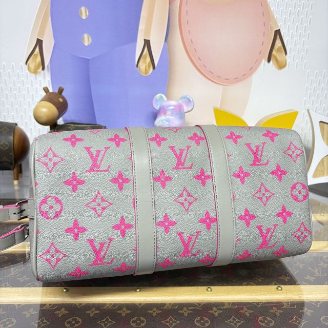 Louis vuitton monogram canvas keepall 35 M15023 grey