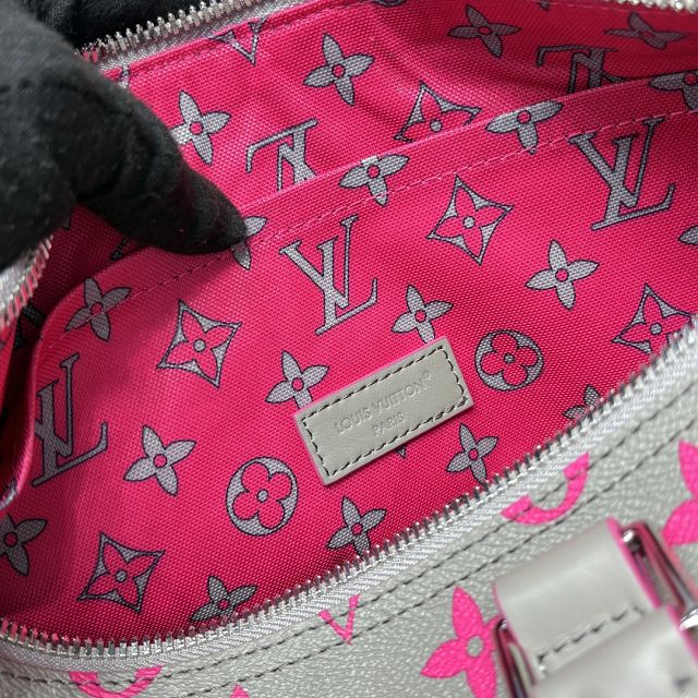 Louis vuitton monogram canvas keepall 35 M15023 grey