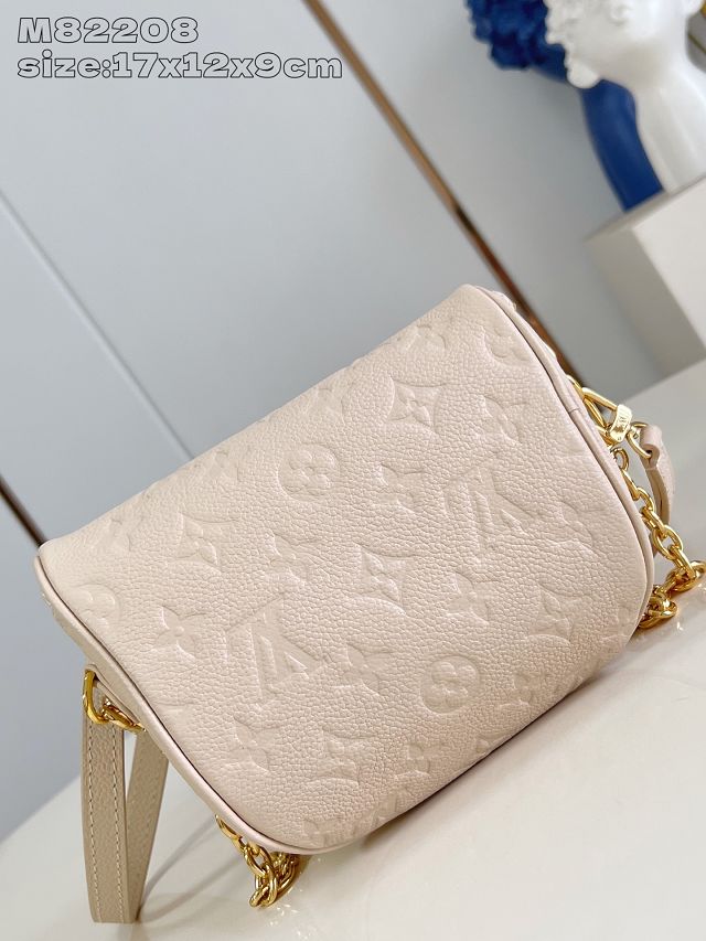 Louis vuitton original calfskin mini bumbag M13827 dune