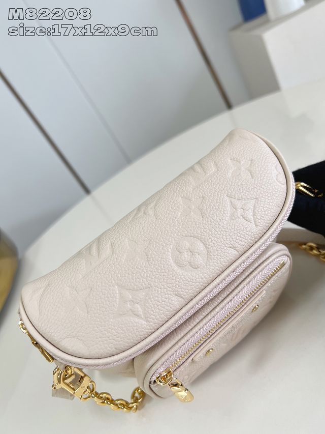 Louis vuitton original calfskin mini bumbag M13827 dune