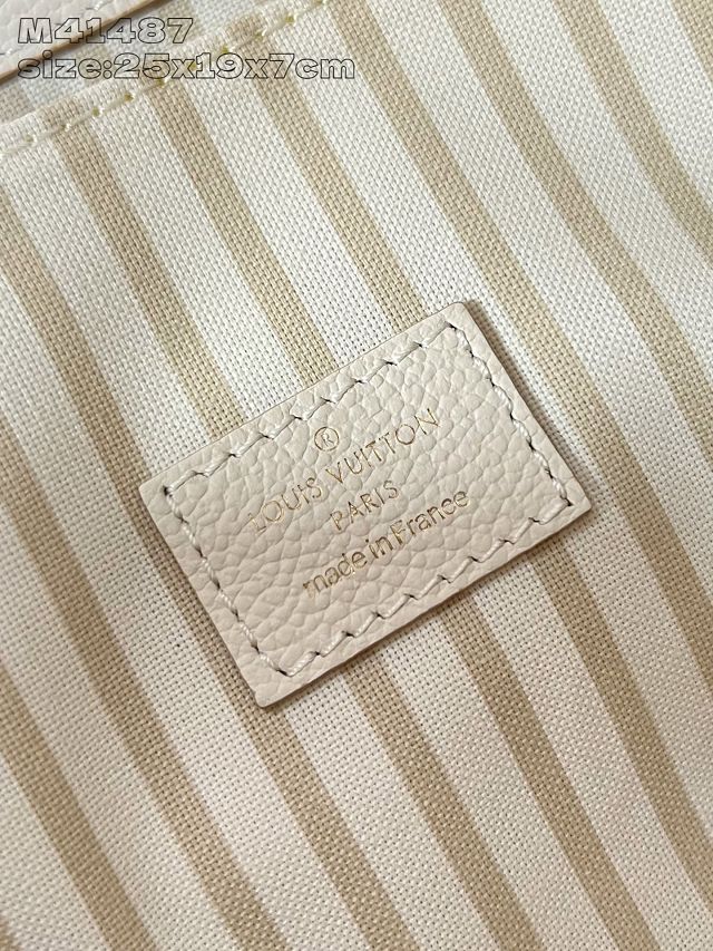 Louis vuitton original calfskin pochette metis M14977 white