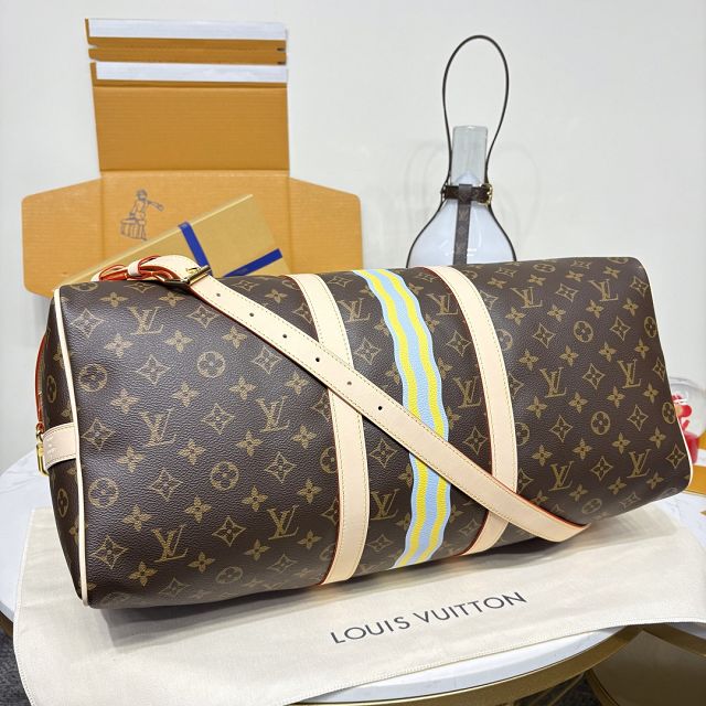 Louis vuitton original monogram canvas keepall 50 P01945