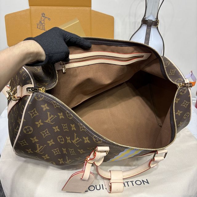 Louis vuitton original monogram canvas keepall 50 P01945