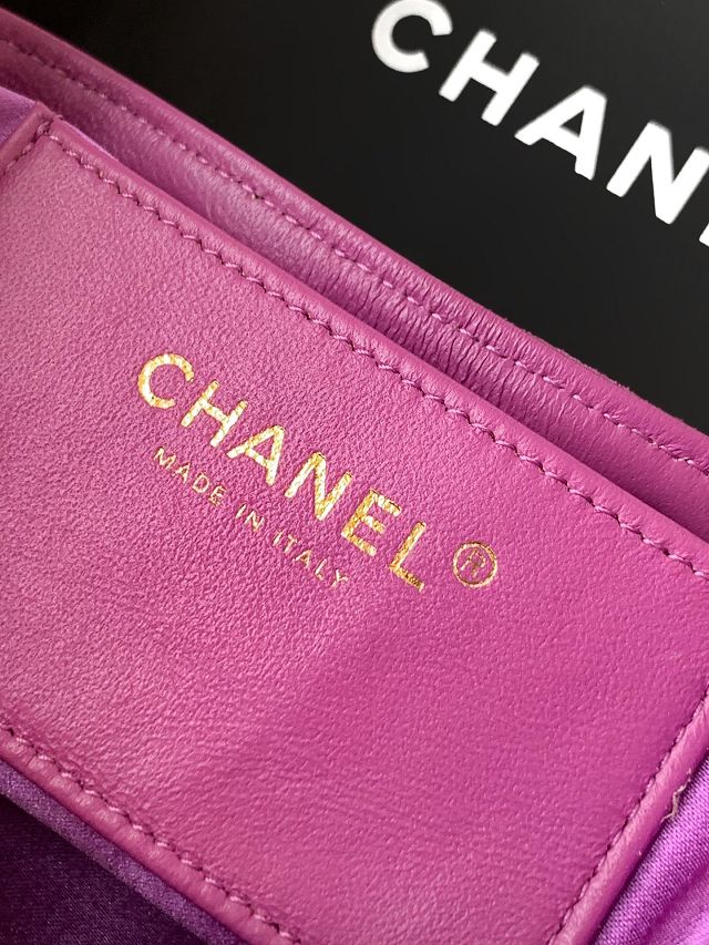 CC original suede 25 small handbag AS5293 purple