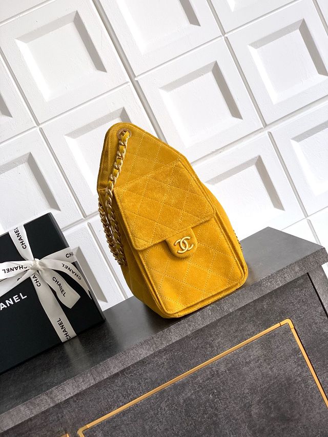CC original suede 25 small handbag AS5293 yellow