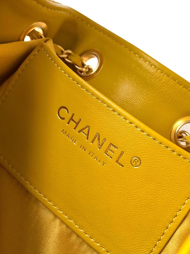 CC original suede 25 small handbag AS5293 yellow