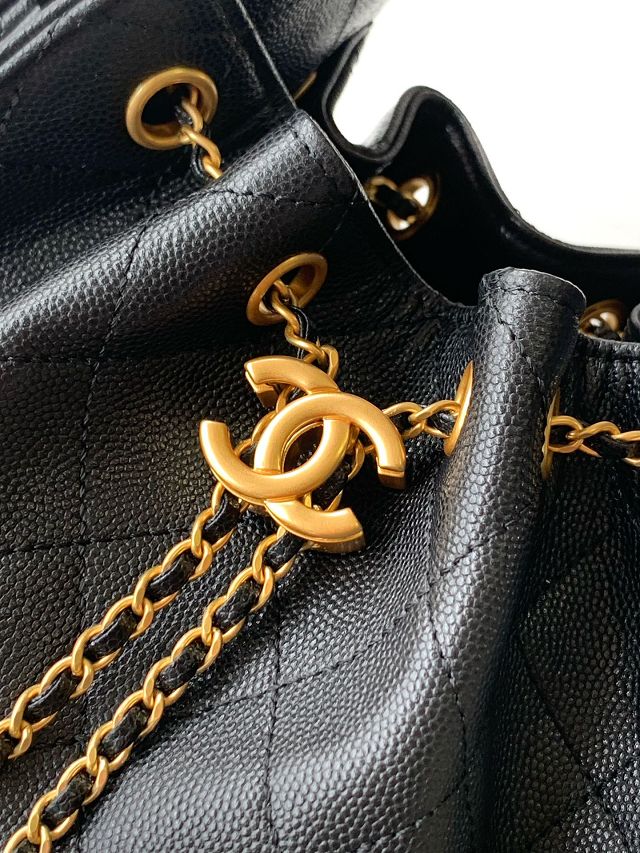 CC original grained calfskin 25 mini handbag AS5631 black