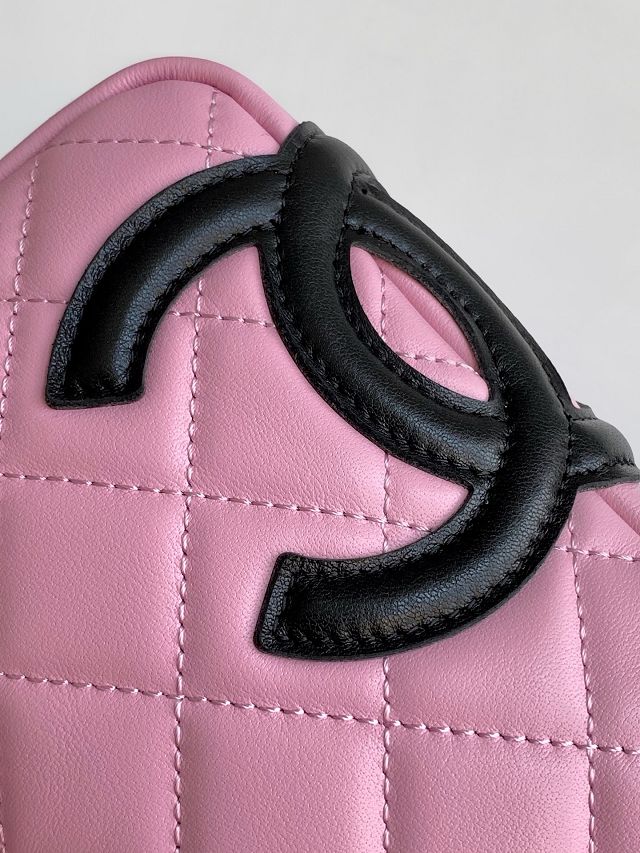 CC original lambskin mini camera bag AS6325 pink