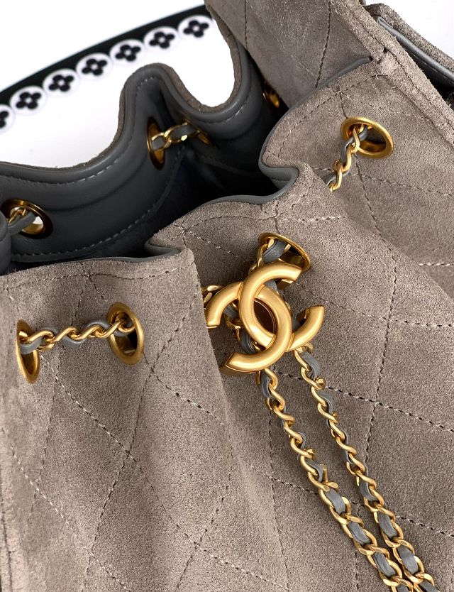 CC original suede 25 mini handbag AS5631 grey