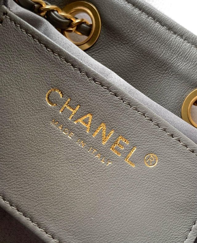 CC original suede 25 mini handbag AS5631 grey