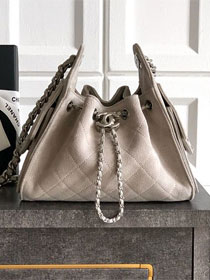 CC original suede 25 mini handbag AS5631 grey