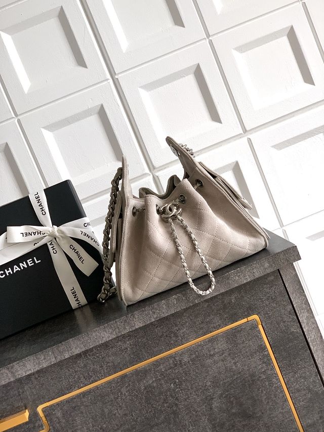 CC original suede 25 mini handbag AS5631 grey