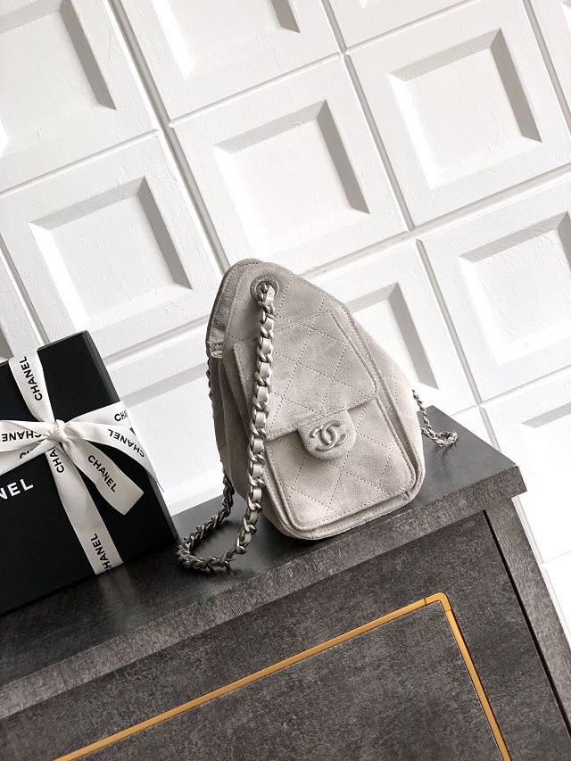CC original suede 25 mini handbag AS5631 grey