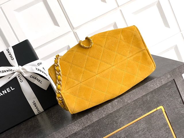 CC original suede 25 mini handbag AS5631 yellow