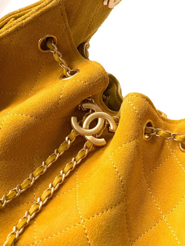 CC original suede 25 mini handbag AS5631 yellow