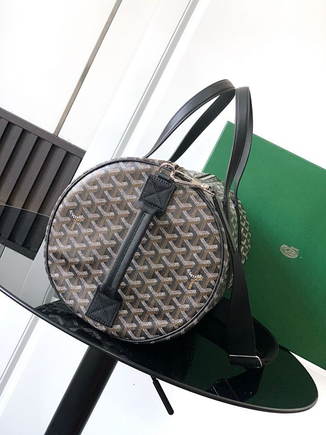 Goyard original canvas barrel 40 sports bag GY0124 black