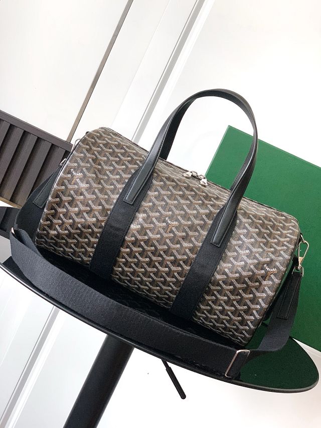 Goyard original canvas barrel 40 sports bag GY0124 black