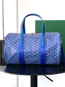 Goyard original canvas barrel 40 sports bag GY0124 blue