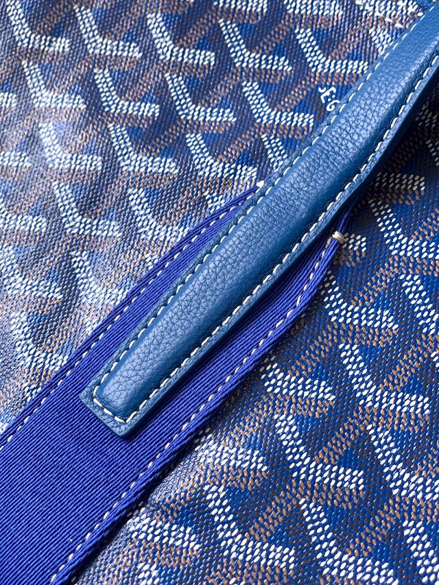 Goyard original canvas barrel 40 sports bag GY0124 blue