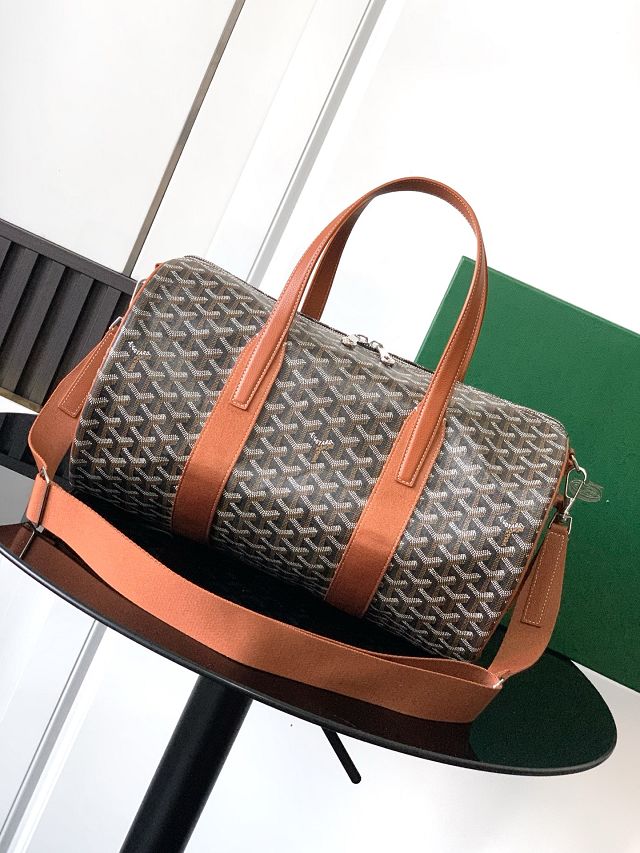 Goyard original canvas barrel 40 sports bag GY0124 brown