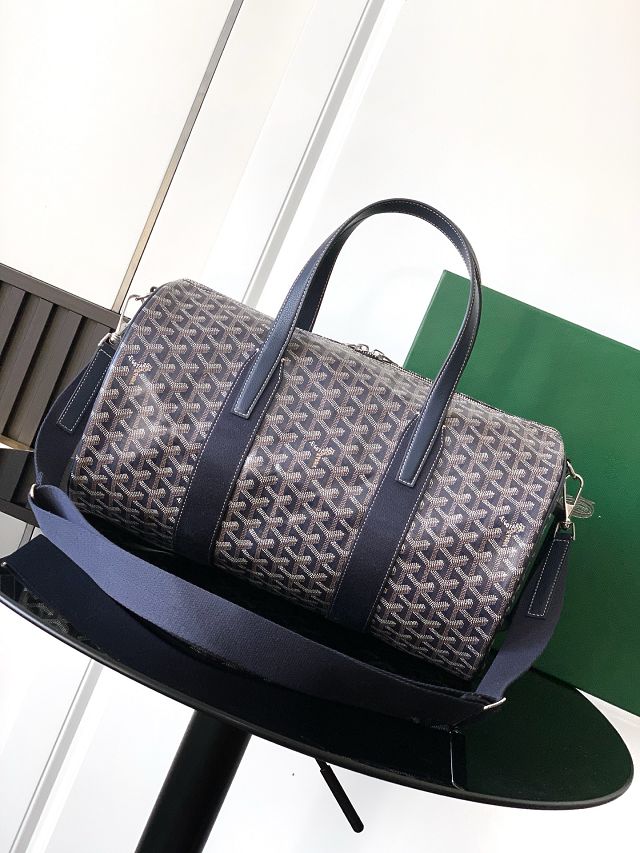 Goyard original canvas barrel 40 sports bag GY0124 dark blue