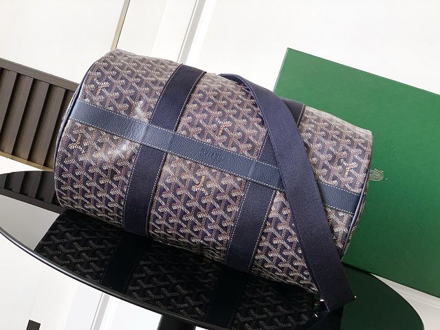 Goyard original canvas barrel 40 sports bag GY0124 dark blue