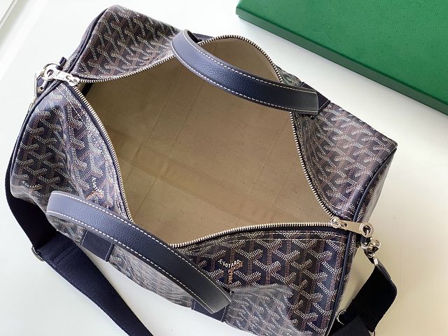 Goyard original canvas barrel 40 sports bag GY0124 dark blue