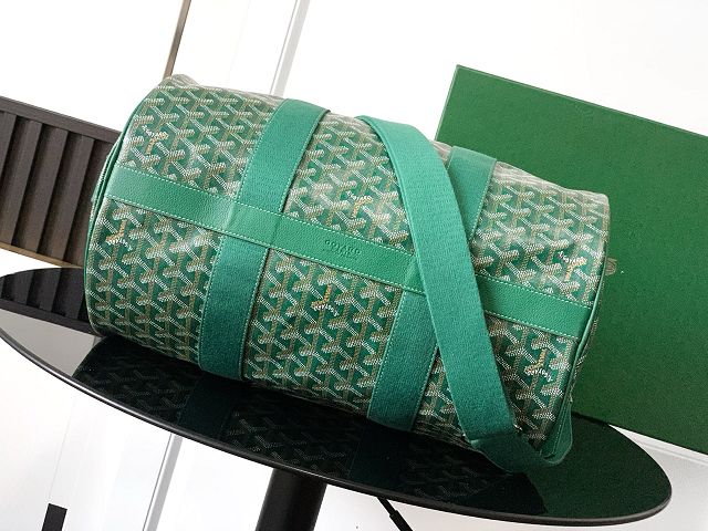 Goyard original canvas barrel 40 sports bag GY0124 green
