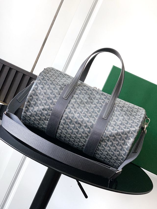 Goyard original canvas barrel 40 sports bag GY0124 grey