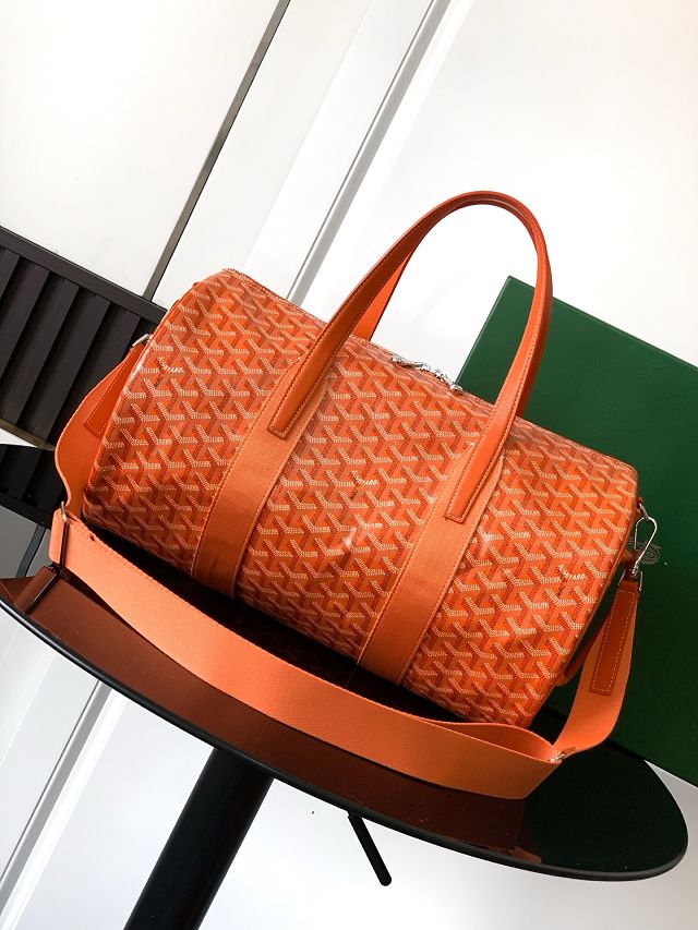 Goyard original canvas barrel 40 sports bag GY0124 orange