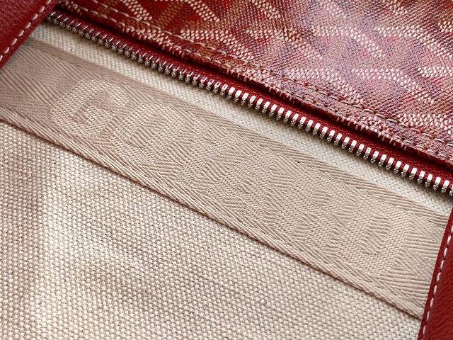 Goyard original canvas barrel 40 sports bag GY0124 red