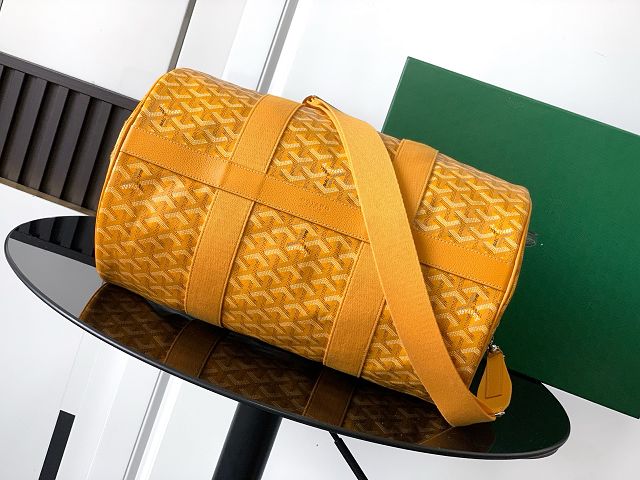 Goyard original canvas barrel 40 sports bag GY0124 yellow