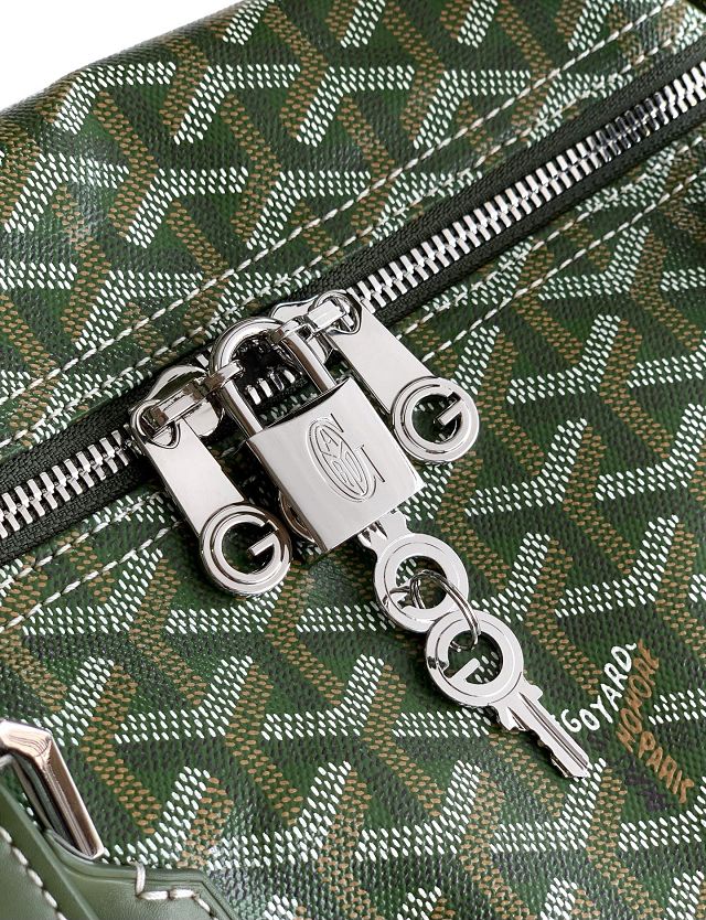 Goyard original canvas boston 50 bag GY0097 khaki