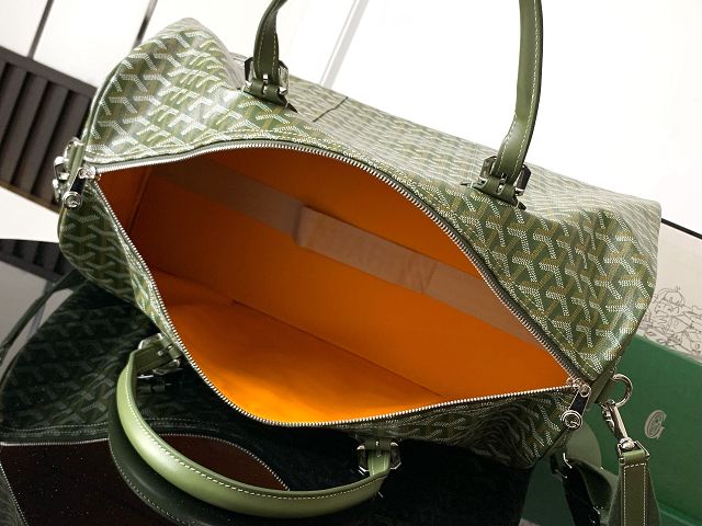 Goyard original canvas boston 50 bag GY0097 khaki