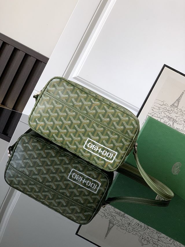 Goyard original canvas cap vert bag GY0015 khaki