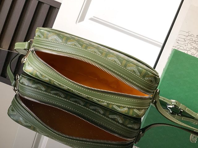 Goyard original canvas cap vert bag GY0015 khaki