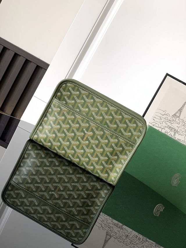 Goyard original canvas clutch GY0008 khaki