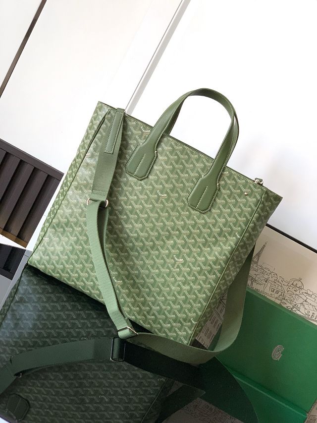 Goyard original canvas voltaire bag GY0055 khaki