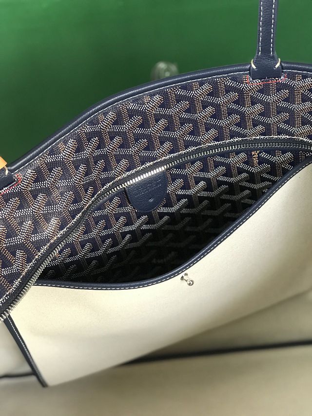 Goyard original canvas artois gm bag GY0129 dark blue