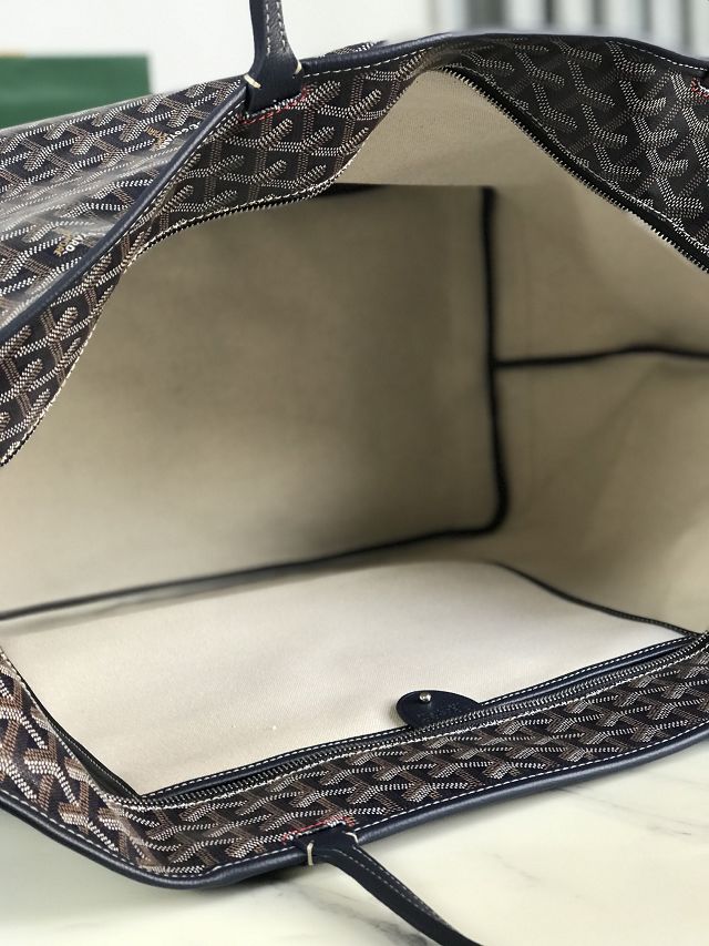 Goyard original canvas artois gm bag GY0129 dark blue