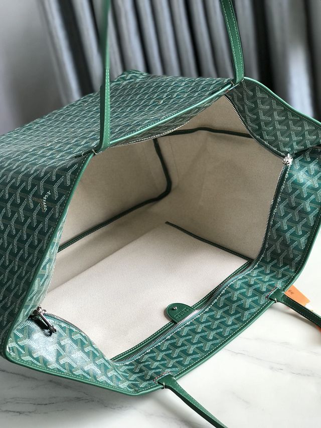 Goyard original canvas artois gm bag GY0129 green