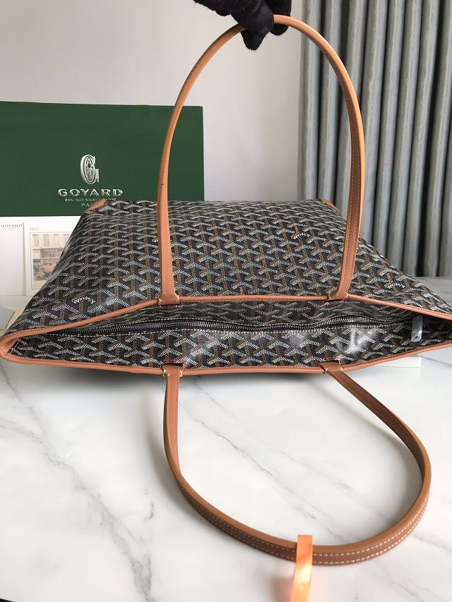 Goyard original canvas artois mm handbag GY0130 brown