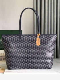 Goyard original canvas artois mm handbag GY0130 dark blue