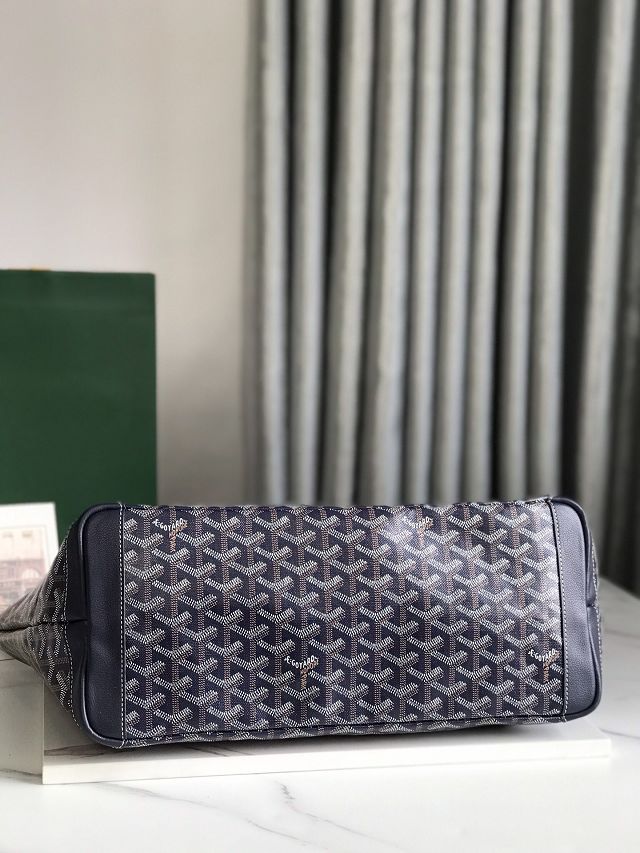 Goyard original canvas artois mm handbag GY0130 dark blue