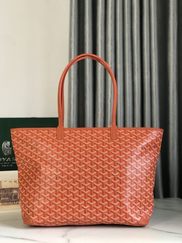 Goyard original canvas artois mm handbag GY0130 orange